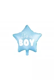 Balon foliowy Gwiazdka It's a boy niebieski
