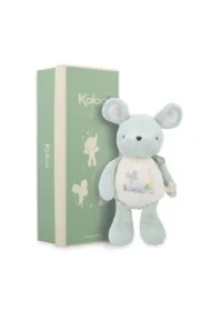 Przytulanka z dzwoneczkiem Myszka 28 cm w pudełku kolekcja Petites Chansons