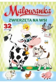 Malowanka - Zwierzęta na wsi