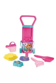 Psi Patrol Wózek z kompletem do piasku 8el różowy