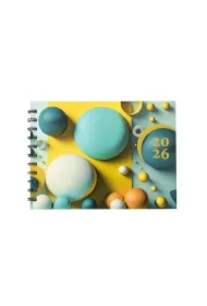 Terminarz notes 2026 tygod. A5 na spirali MIX