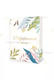 Dyplom A5 składany - Podziękowania Flora