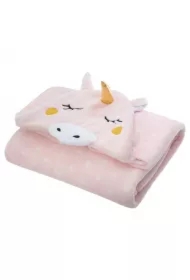 Koc z kapturem Unicorn 100x140 cm