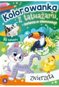 Kolorowanka z tatuażami Zwierzęta