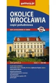 Mapa - Okolice Wrocławia cz. południowa 1:100 000