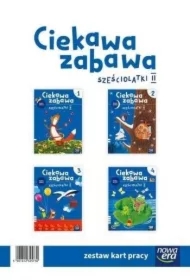 Ciekawa zabawa 6-latki. Karty pracy. Części 1-4