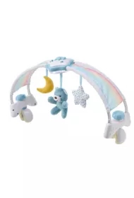 Panel na łóżeczko Ranbow sky niebieski