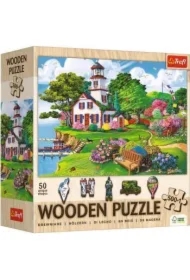 Puzzle drewniane 501 el. Letnia przystań