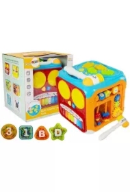 Kostka edu. sorter dla niemowląt dźwięk światła