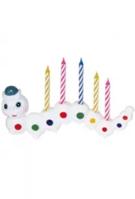 Świeczki urodzinowa Gasienica