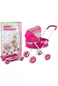 Wózek spacerówka dla lalek różowy
