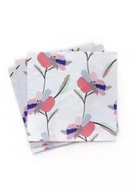 Serwetki stołowe bambusowe pansies