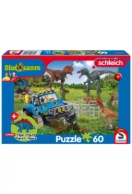 Puzzle 60 el. SCHLEICH Dinozaury