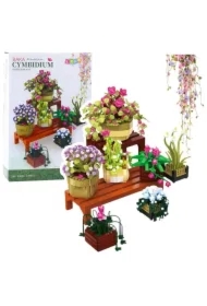  Klocki konstrukcyjne Kwiaty w doniczkach 1446el