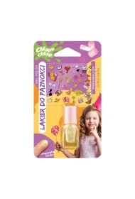 Lakier do paznokci Marshmalllow żółty zmywalny wodą + ozdoby