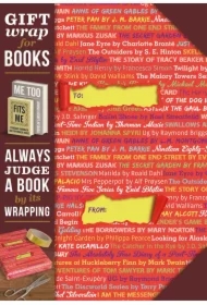 Gift wrap. Papier do książki. Not to be missed