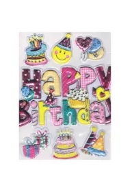 Naklejki wypukłe Birthday Girl