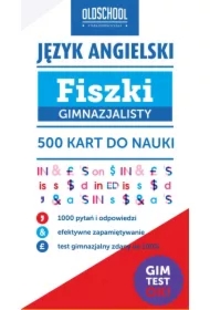 Język angielski. Fiszki gimnazjalisty. 500 kart do nauki