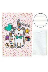 Notatnik A5/60K linia Kot Jednorożec