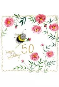 Karnet Urodziny 50 S545 Pszczółka