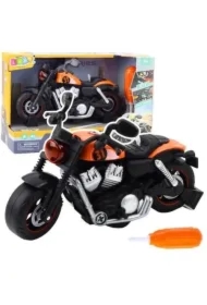 Motocykl do skręcania pomarańczowy