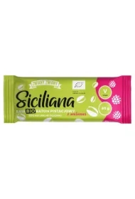 Baton pistacjowy z malinami "siciliana raw" bezglutenowy