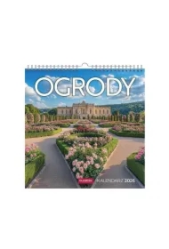 Kalendarz 2026 wieloplanszowy kwadrat Ogrody