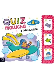 Quiz malucha z naklejkami od 4 lat