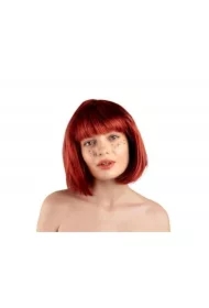 Peruka Kleopatra truskawkowy róż