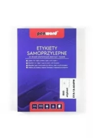 Etykiety samoprzylepne A4