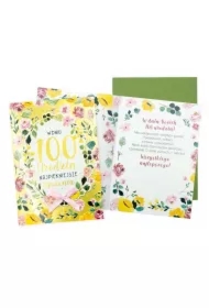 Karnet B6 Urodziny 100 (kwiaty)