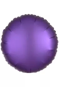 Balon foliowy Lustre fioletowy okrągły