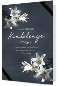 Karnet B6 Kondolencje
