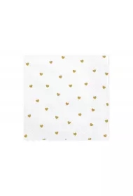 Serwetki Serca biały