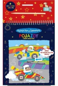 Książeczka z wydrapywanką - pojazdy i inne maszyny