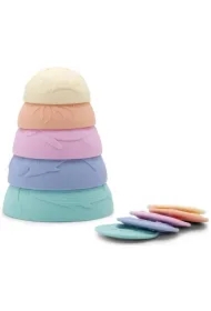 Kubeczki silikonowe z tonącymi dyskami pastel