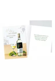Karnet B6 Urodziny (wino)