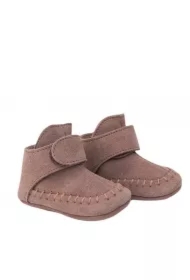 Skórzane buciki dla niemowląt brązowe Walker Mocassin Beaver rozm. 20