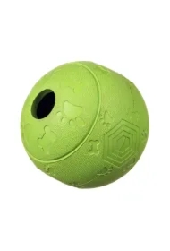 Piłka na przysmaki z labiryntem zielona L 11 cm