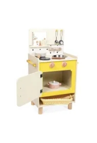 Drewniana kuchnia z 10 akcesoriami Shiny Grandma 3+