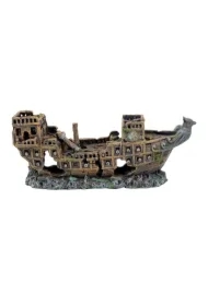 Dekoracja akwarystyczna Wrak statku średni 25cm