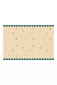 Obrus papierowy Pasy z gwiazdkami 180x120cm