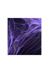 Pajęczyna Halloween fiolet 60g