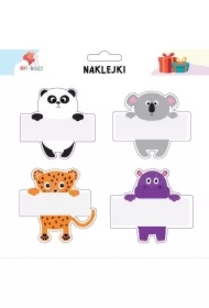 Naklejki zwierzaki na szafkę i zeszyt 1