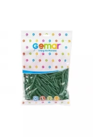 Balony rurki włoskie Emerald green