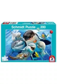 Puzzle 200 el. Podwodni przyjaciele