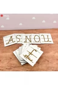 Alfabet do nauki pisania - duże litery