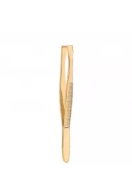Pęseta kosmetyczna prosta złota 1090