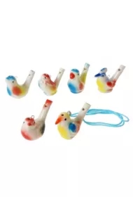 Ptaszek śpiewający ceramiczny z zawieszką MIX