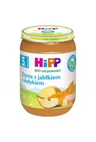 Dynia z jabłkiem i indykiem po 5. miesiącu